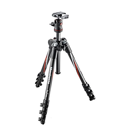 【中古】Manfrotto パウダーコンパクト三脚 Befree 炭素衣料繊維 4段 どんぶり鉢雲台一揃いの道具 MKBFRC4-BH