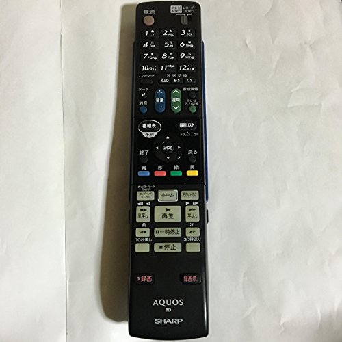 【中古】SHARP ブルーレイディスクレコーダー用完全無欠遠隔操作 0046380236 GA955PA
