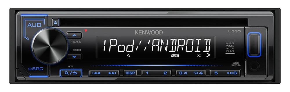 【中古】ケンウッド(KENWOOD) CD/USB/iPodレシーバー U330L
