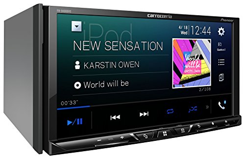 【中古】Pioneer ディスプレイオーディオ FH-9400DVS 7インチ 2D AppleCarPlay AndroidAuto対応 CD DVD USB Bluetooth iPod iPhone AUX DSP カロッツェリア