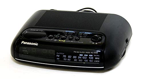 【中古】Panasonic パナソニック(National 国家的 松下電器産業)RC-6199-K 黒いこと デジタル時辰儀付FM/AMラジオ受信機