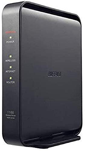 【中古】 バッファロー WiFi 無線LAN ルーター WSR-1166DHPL2/N 11ac ac1200 866+300Mbps IPv6対応 デュアルバンド 3LDK 2階建向け エコパッケージ テレワーク 日本メーカー 【 iPhone 15 / 14 / iPhone SE (第三世代) / Nintendo