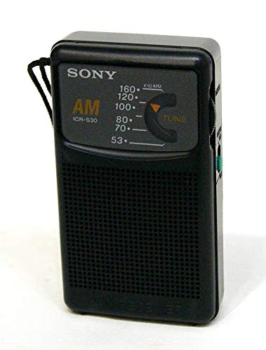 【中古】SONY ソニー ICR-S30 黒いこと AMハンディポータブルラジオ