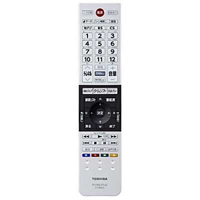 【中古】東芝 液晶テレビ受像機用遠隔操作CT-90453(75038216)生み出すこと為しとげるに付き代わりの人品(75044335)でのお届けになります。