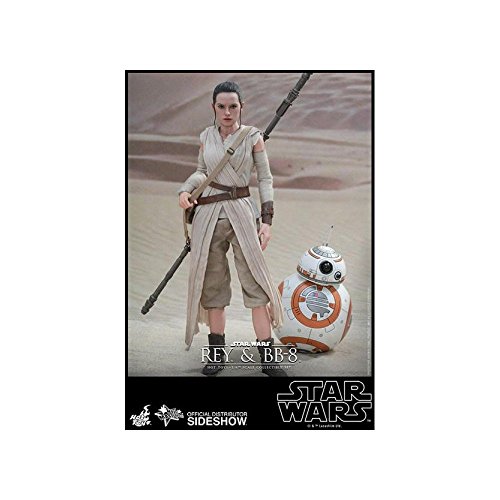 【中古】ムービー・マスターピース スター・ウォーズ/フォースの覚醒 レイ&BB-8 1/6スケール プラスチック製 塗装済み可動フィギュア