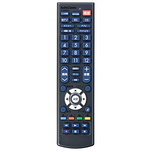 【中古】OHM パナソニック ビエラ用 TV遠隔操作 AV-R320N-P