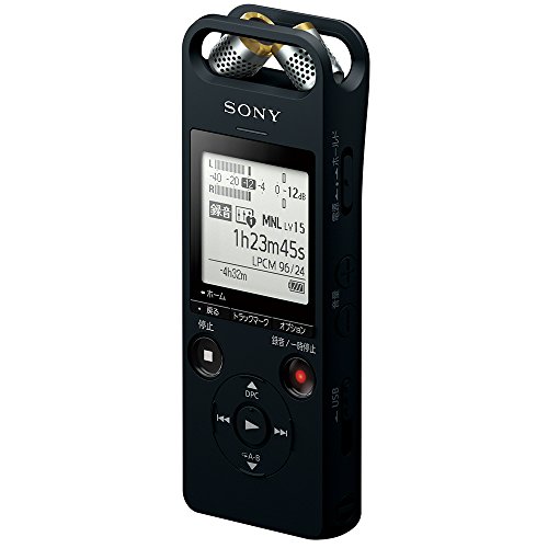 【中古】ソニー ステレオ集積回路リコーダー 16GB ICD-SX2000 : ハイレゾ相応う モビール式マイクロホン 黒いこと ICD-SX2000 B