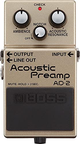 【中古】BOSS ボス アコースティックプリアンプ AD-2 コンパクトエフェクター アコースティックギター/エレアコ