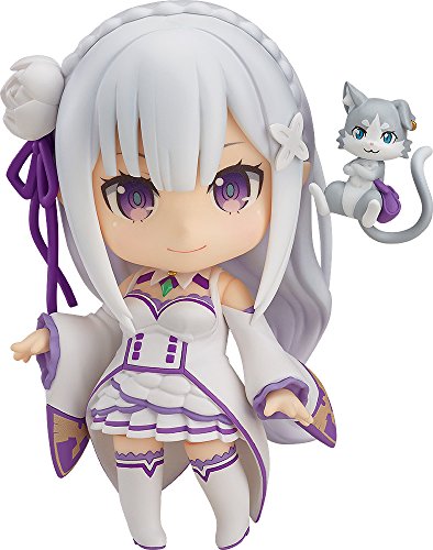 【中古】ねんどろいど Re:ゼロから始める異世界生活 エミリア ノンスケール ABS&PVC製 塗装済み可動フィギュア|セーフライフ倉庫
