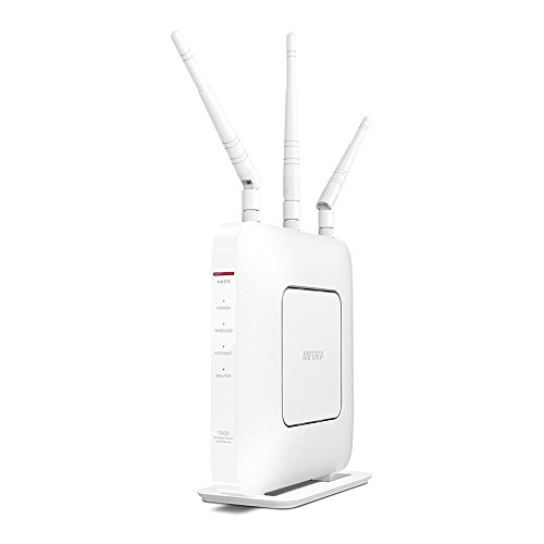 【中古】BUFFALO 無線LAN 無線電話ローカルエリアネットワーク ルータ WXR-1901DHP3 11ac ac1900 1300+600Mbps デュアルダンス楽隊 4LDK 3階建向け 【iPhone8/iPhoneX/iPhoneXS/Amazon Echo 製造業者動くこと見さだめる済み】
