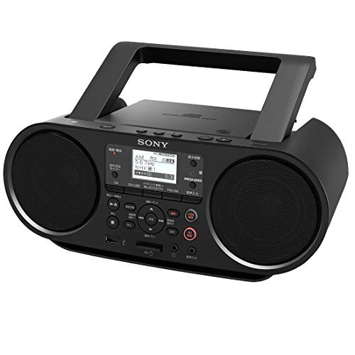 【中古】ソニー CDラジオ受信機 Bluetooth/FM/AM/広々としたFM相応う 言語学学びとる用役立つこと 独居室駆動動力能力のある 黒いこと ZS-RS81BT
