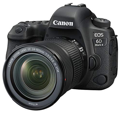 【中古】Canon デジタル一眼二眼レフ写真機 EOS 6D Mark II EF24-105 IS STM 水晶体一揃いの道具 EOS6DMK2-24105ISSTMLK