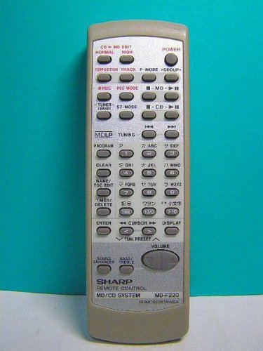 【中古】小ざかしい オーディオ遠隔操作 MD-F220 RRMCG0287AWSA