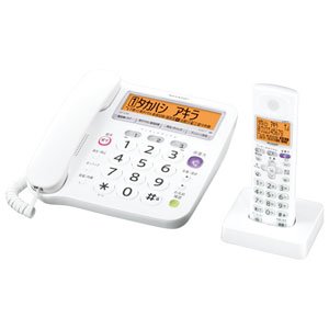 【中古】シャープ デジタルコードレス電話機(子機1台) ホワイト系SHARP JD-V36CL|セーフライフ倉庫