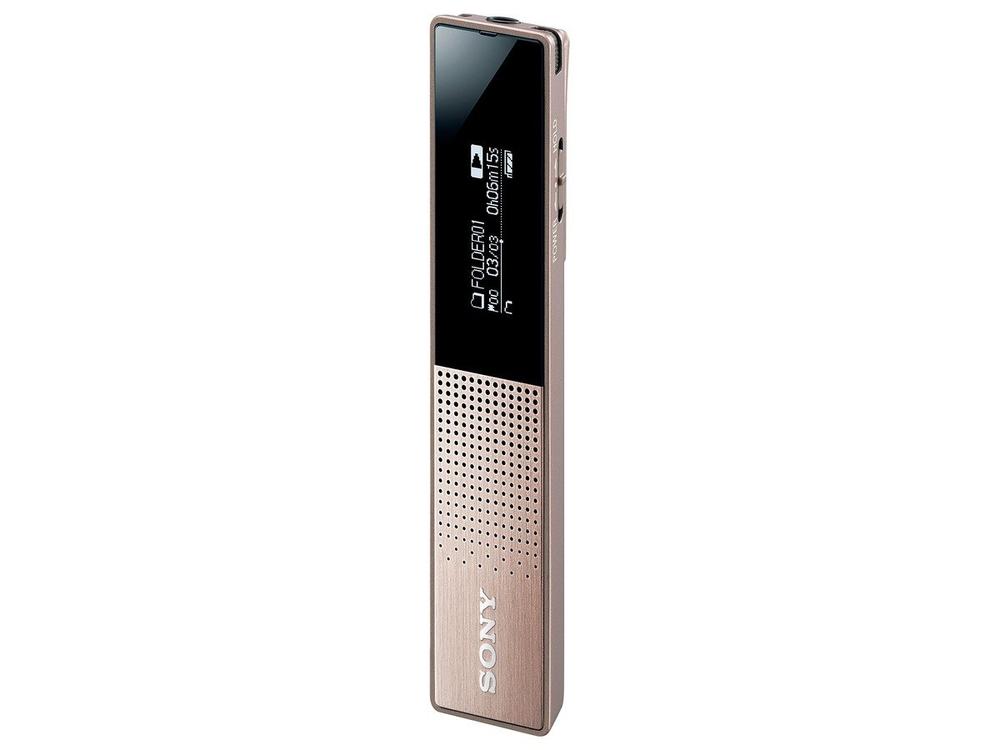 【中古】ソニー ステレオ集積回路リコーダー ICD-TX650 : 16GB 高性能デジタルマイクロホン内蔵 赤銅色 ICD-TX650 T