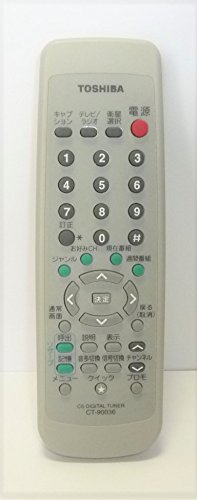 【中古】東芝 CSデジタルチューナー用リモコン CT-90036 【23306360】 BD/DVD・ビデオ用リモコン チューナー用リモコン