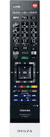 【中古】東芝 液晶テレビ受像機 遠隔操作 CT-90390 75027937