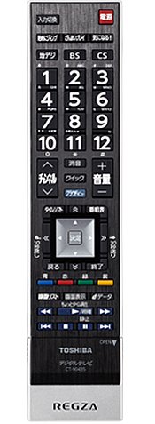 【中古】東芝 液晶テレビ受像機 遠隔操作 CT-90435 75033646