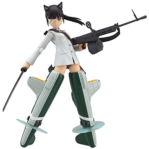 【中古】figma ストライクウィッチーズ 劇場版 坂本美緒 ノンスケール ABS&PVC製 塗装済み可動フィギュア｜セーフライフ倉庫