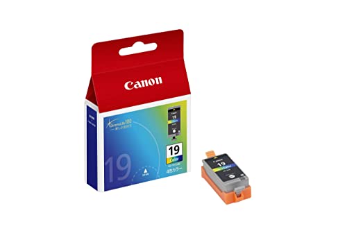 【中古】キヤノン 純然たるインキ薬莢 BCI-19 Color 4色色つや BCI-19CLR 小
