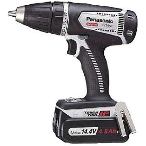 【中古】パナソニック(Panasonic) 充電ドリルドライバー EZ74A1 デュアル( 14.4V/18V対応)サイディングφ80mm(18V時)14.4V4.2Ah電池パック×2個・充電器・ケース付 グレー EZ74A1LS2F-H 24,171円