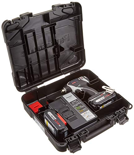 【中古】パナソニック(Panasonic) 充電インパクト EZ75A1 デュアル (14.4V/18V対応) スリム幅61mm IP56 本体のみ(電池パック・充電器・ケース別売) インパクトドライバー グレー EZ75A1X-H