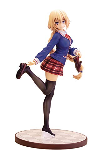 【中古】アルファマックス Fate/EXTELLA ジャンヌ・ダルク JKブレザーVer. 1/7スケール PVC製 約25cm 塗装済み 完成品 フィギュア AX-0175