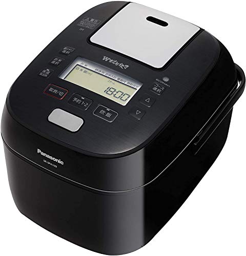 【中古】パナソニック 炊飯器 1升 水蒸気\u0026変数剪断応力IH式 Wおどり炊き 黒いこと SR-SPA189-K