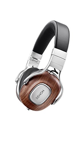 【中古】デノン Denon AH-MM400 ヘッドホン オーバーイヤー 3ボタンリモコン/マイク付き ハイレゾ音源対応 ウッドハウジング 木目 AH-MM400EM