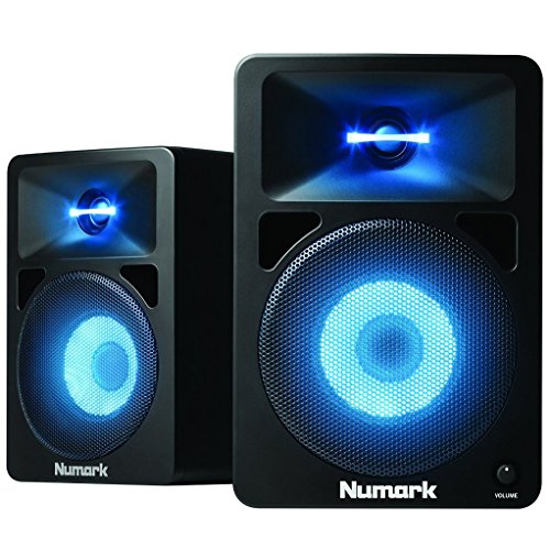 【中古】Numark アンプリファイアー内蔵 DJ管する金棒引き LEDの光が音楽的リズムで上がり下がり N-Wave 580L