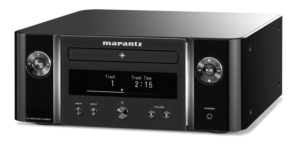 【中古】【VGPアワードご廟入り口・入口ひな形】マランツ Marantz M-CR612 CD受信システム Bluetooth・Airplay2 広広としたFM相応う/ハイレゾ音源相応う しろがね色ゴールド M-CR612/FN