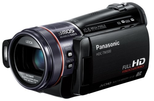 【中古】パナソニック デジタルハイビジョンビデオカメラ しろがね色 HDC-TM300-S