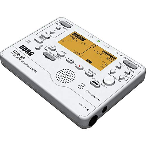 【中古】KORG チューナー/メトロノーム/レコーダー TMR-50 PW パールホワイト