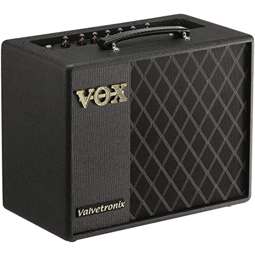 【中古】VOX モデリング ハイブリッド ギターアンプ VT20X スタジオ ライブに最適 エフェクト内蔵 ヘッドフォンアウト AUX入力 専用エディターソフト有り Valvetronix 20W
