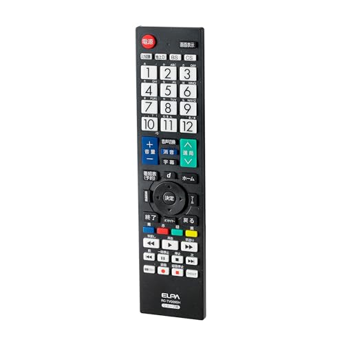 【中古】エルパ (ELPA) テレビリモコンシャープ 動くこと切れ間:約7m 蓄電池守りつづける第四次元約12ヶ月 RC-TV009SH