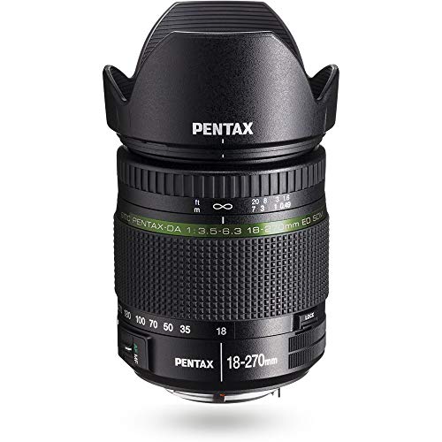 【中古】smc PENTAX-DA 18-270mmF3.5-6.3ED SDM 超高倍率15倍ズームレンズ 【APS-C対応】【超音波AFモーター (SDM) 搭載】【高性能光学レンズを採用】【軽量・コンパクトサイズ】【ズーム全域で最短撮影距離 0.49m】 【ボディ内手ぶれ補正機構搭載