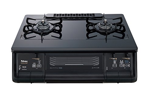 【中古】パロマ ガステーブル 水無し両面焼き 59cm 都市ガス(12A13A) 右強火 プラチナブラック IC-365WA-R-12A13A