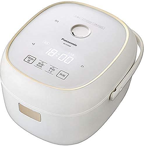 【中古】パナソニック 炊飯器 3.5合 一人暮らし IH フラット天面 ブラック SR-KT060-K