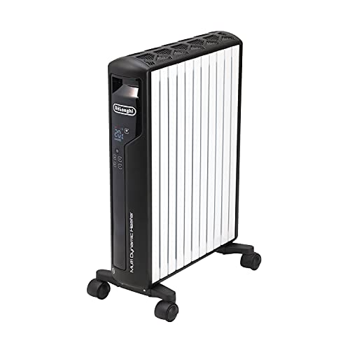 【中古】デロンギ(DeLonghi)マルチダイナミックヒーター 皆無風暖房装置 Wi-Fi青写真 iOS/Android/スマートスピーカー相応う [10~13畳用] MDHAA15無線LAN-BK