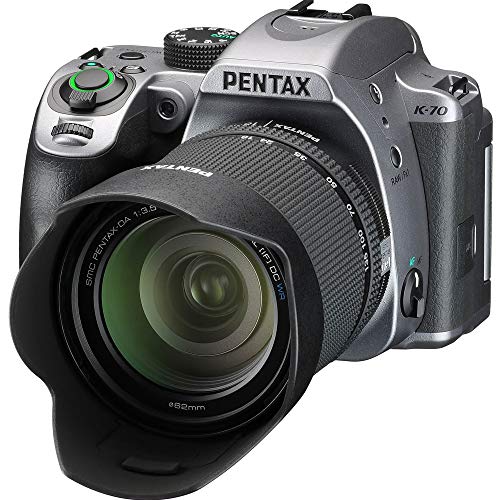 【中古】PENTAX K-70 上半身 しろがね色 デジタル一眼二眼レフ写真機 超高感じやすさ 2424万絵素APS-C 検出器 アウトドアに至適 全天候型 一眼二眼レフ 4.5段上半身内手振れ手を加える積み上げる 明るく見分かりやすいガラスペンタプリズムやとい入れるの可視性率100%光学ファインダ積み上げる