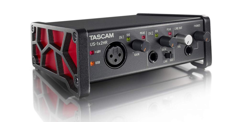【中古】TASCAM(タスカム) US-1X2HR 1Mic, 2IN/2OUT 24bit/192kHzハイレゾ USBオーディオ/MIDIインターフェース Youtube 音楽制作 生配信 DTM