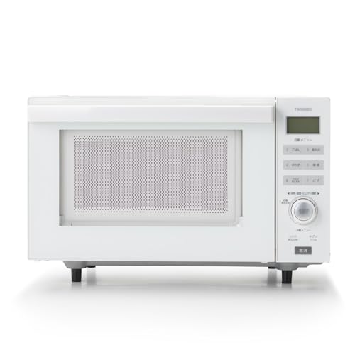 【中古】TWINBIRD(ツインバード) オーブンレンジ 18L フラットテーブル 一人暮らし ヘルツフリー 110~200℃ 赤外線センサー お手入れ簡単 ホワイト DR-E852W