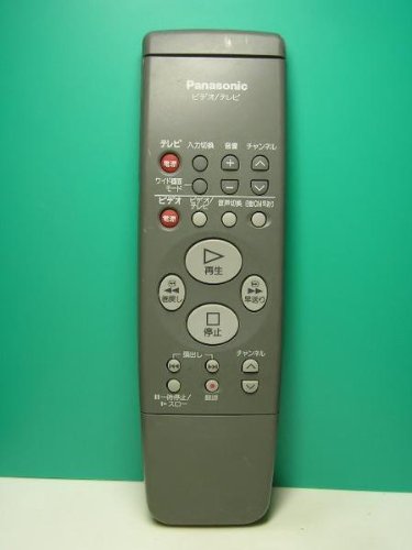 【中古】パナソニック ビデオリモコン VEQ1724