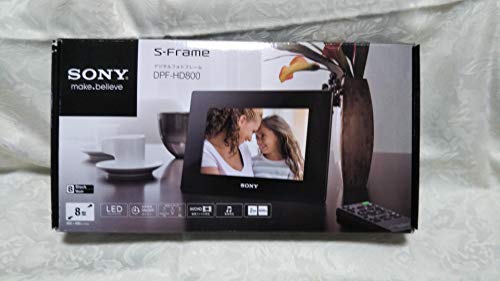 【中古】SONY デジタルフォトフレーム S-Frame HD800 8.0型 内蔵メモリー2GB ブラック DPF-HD800/B 13,276円