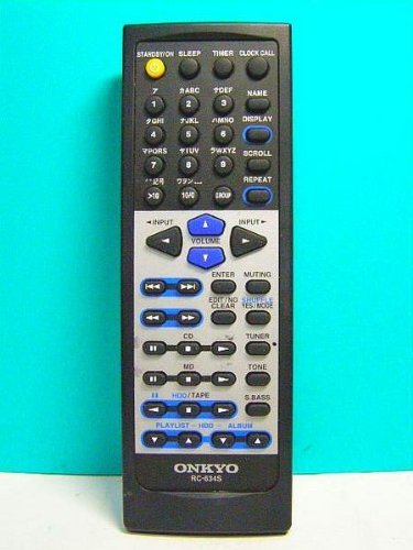 【中古】ONKYO オンキョー オーディオ遠隔操作 RC-634S