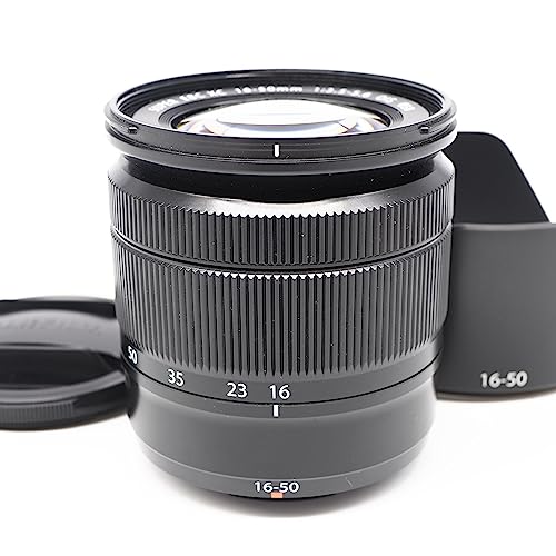【中古】FUJIFILM XC水晶体 FUJINON 判定基準望遠レンズ F XC16-50mmF3.5-5.6 OIS 黒いこと