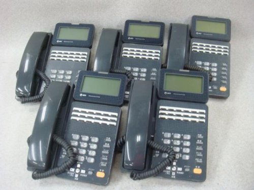 【中古】GX-(18)STEL-(2)(K) 黒 5台仕掛ける NTT GXスタービジネスフォン