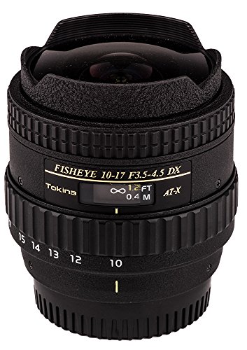 【中古】Tokina ATXAF107DXN 10-17粍 f/3.5-4.5 AF DX 広角レンズ Nikon Digital SLR用 黒いこと