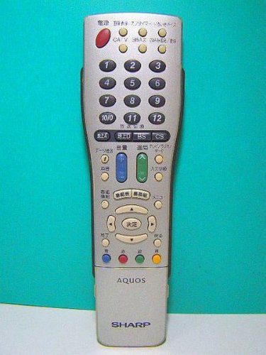 【中古】シャープ テレビリモコン GA366WJSA|セーフライフ倉庫