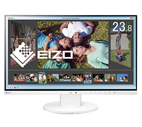 【中古】EIZO FlexScan 23.8インチ カラー液晶モニター ( 1920×1080 / IPSパネル / 5ms / ノングレア/ ホワイト ) EV2450-WTR